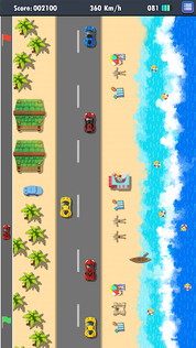 Road Fighter Retro - Screenshot 3