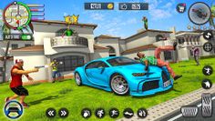 Gangster City Crime Rope Hero - Screenshot 4