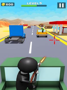 Rage Road Game : Car Shooter - Screenshot 1