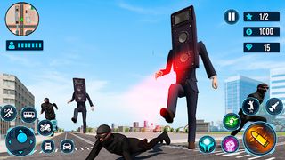 Superhero Rope Monster Game - Screenshot 1