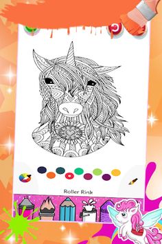UNICORN COLORING PAGES - Screenshot 2