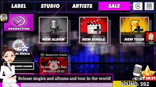 MusicLabeLManagerExtra 2K21 - Screenshot 1