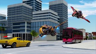 Indian Flying Bike Driver Game - Screenshot 3