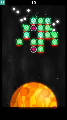 Galaxy Balls - Defend Planet O - Screenshot 2