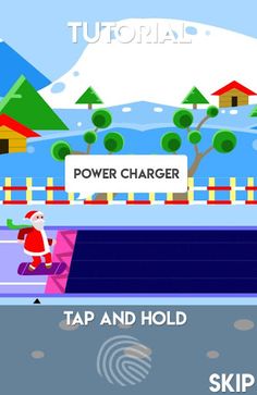 CHRISTMAS RADICAL: SKIING GAME - Screenshot 3