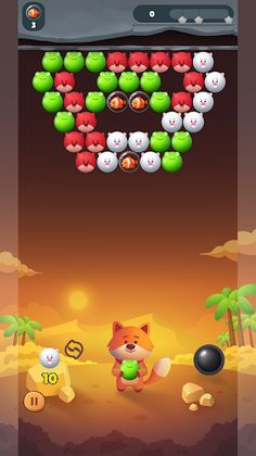 Bubble Shooter Animal Edition! - Screenshot 2