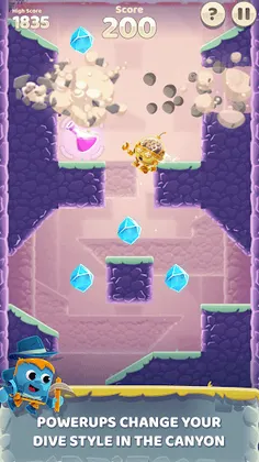 Canyon Crash: Fall Down - Screenshot 3