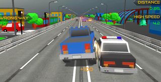 Blocky Cars Rush Drive - Screenshot 2