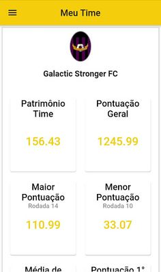 Cartola Fifa Golden Play - Screenshot 2