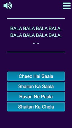 Finish The Lyrics - Bollywood - Screenshot 1