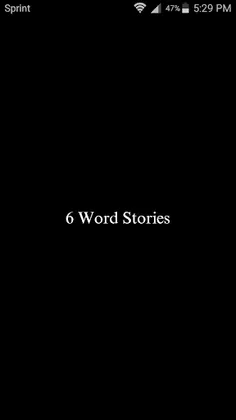 6 Word Stories - Screenshot 1
