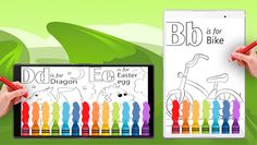 Alphabet Colouring Book Pages - Screenshot 3