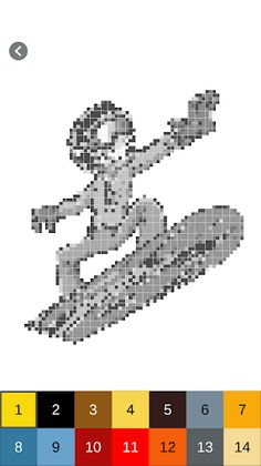 Snow Race Pixel Art - Screenshot 4