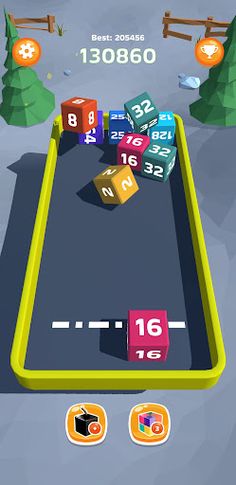 Blocky 2048 Plus - 3D Merge - Screenshot 4