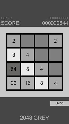 2048 GREY PUZZLE - Screenshot 1