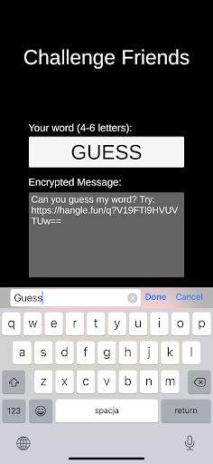 hangle - word game to share - Screenshot 2