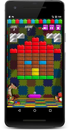 Bricks Breaker puzzle game 201 - Screenshot 1