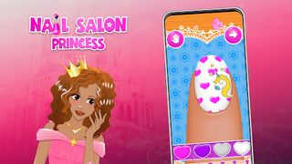 Nail Salon : princess - Screenshot 1