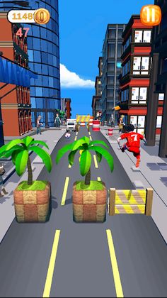 Kick And Run : Runner Game - Screenshot 1