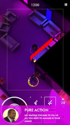 Neon Noir - Mobile Arcade Shoo - Screenshot 1