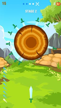 Fantasy Knife Hits Challenge - Screenshot 2