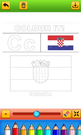 world flag coloring game - Screenshot 3