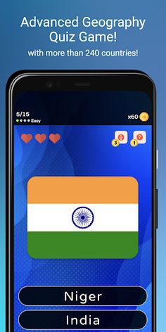 Geography Quiz - Flags & Maps - Screenshot 1