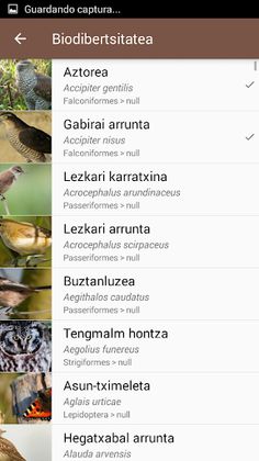 Euskal Biodibertsitatea - Screenshot 2