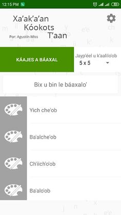 Sopa de Letras en Maya - Screenshot 1