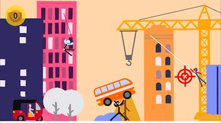 Spider Stickman Rope Hero - Screenshot 1