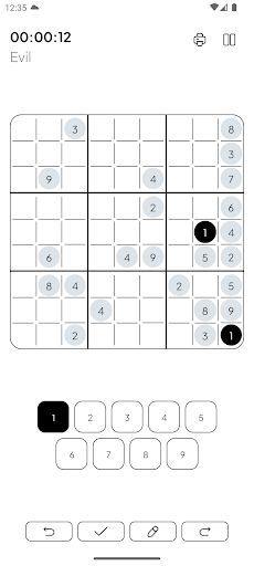 Sudoku - Minimalist Aesthetic - Screenshot 1