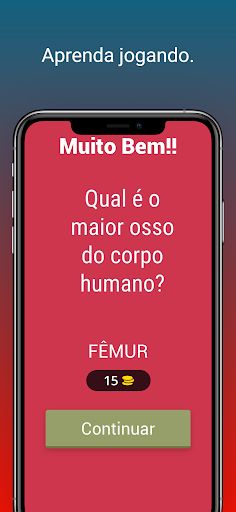 Quiz de Anatomia em Português - Screenshot 3