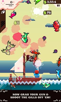 Ridiculous Fishing - Screenshot 4