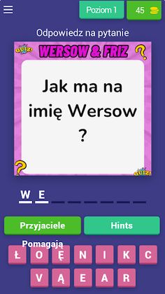 Wersow i Friz Quiz - Screenshot 3