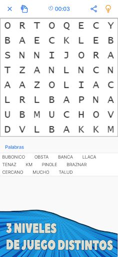 Sopas de letras infinitas - Screenshot 3