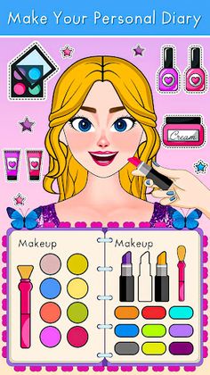DIY Paper Doll Dress Up Games - Screenshot 1