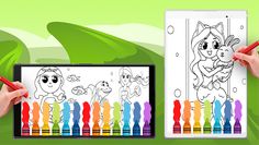 Mermaid Colouring Book Pages - Screenshot 3