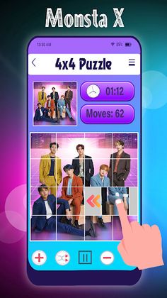 Sliding Puzzle Monsta X - Screenshot 4