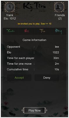 Ky Tien - Chess Online-Xiangqi - Screenshot 3