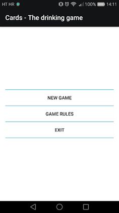 Cards - The drinking game - Screenshot 1