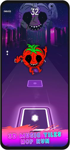 Mr TomatoS Music Tiles Hop Run - Screenshot 1