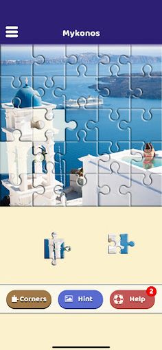 Mykonos Sightseeing Puzzle - Screenshot 3