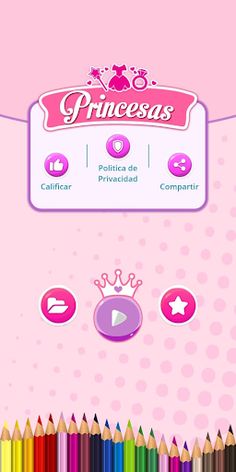 Princesses to paint and color - Screenshot 1