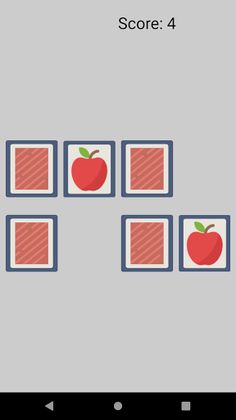 Memory training: cards - Screenshot 1