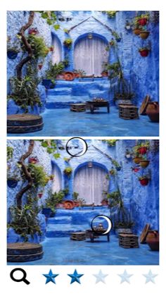 Spot a Difference Blue - Screenshot 1