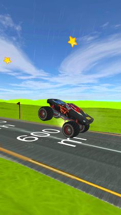 Monster Truck Stunts Car Jumps - Screenshot 2