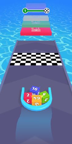Grab & Merge: 2048 3D merge ga - Screenshot 3