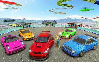 Flying Superhero Car Stunts 3D - Screenshot 2