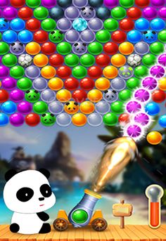 Panda 3D Bubble Shooter Game - Screenshot 1