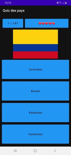 Quiz des pays - Screenshot 2